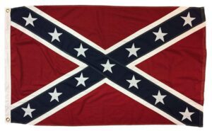 Rebel Confederate Battle Flag 3x5 Sewn Cotton Appliqued Stars