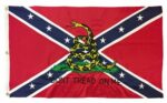 Rebel Don't Tread On Me 3x5 Flag 2-Ply Polyester