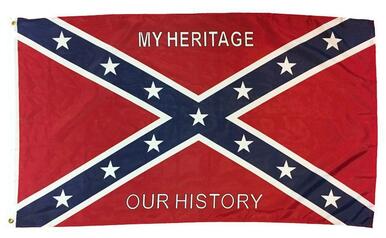 Rebel Heritage History 3x5 Flag