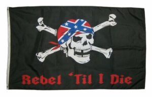 Rebel 'Til I Die 3x5 Flag