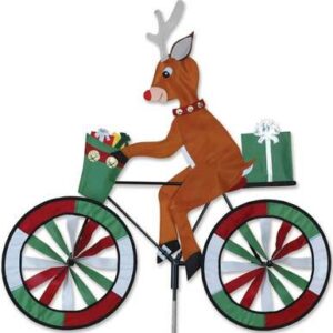 Reindeer Large Bicycle Wind Spinner