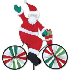 Santa Claus Bicycle Wind Spinner