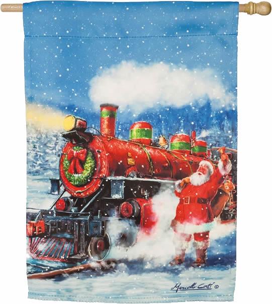 Santa Express Suede Reflections House Flag