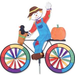 Scarecrow Large Bicycle Wind Spinner