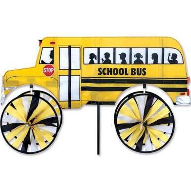 School Bus Large Wind Spinner