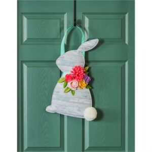 Shiplap Bunny Decorative Door Hanger