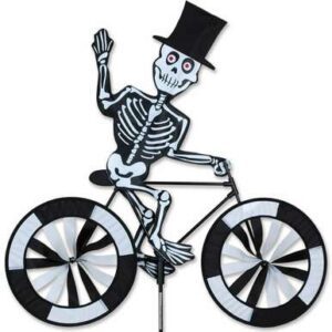 Skeleton Large Bicycle Wind Spinner