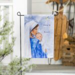 Sleep In Heavenly Peace Suede Reflections Garden Flag Live