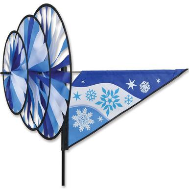 Snowflake Triple Wind Spinner