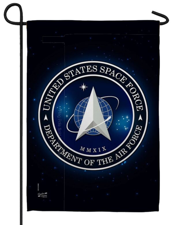 Space Force Sublimated Garden Flag