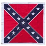 Square Confederate Battle Flag 52"x52" 2-Ply Polyester