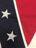 Square Confederate Battle Flag 52"x52" Sewn Cotton with Grommets
