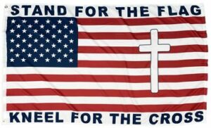 Stand for the Flag Kneel for the Cross 3x5 Flag