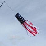 Stars and Stripes Embroidered Windsock 40 Inch