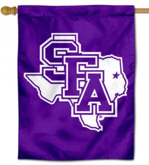 Stephen F. Austin University State Logo Double Sided House Flag
