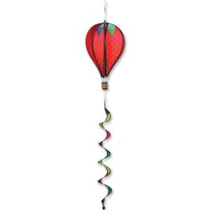 Strawberry Hot Air Balloon with Tail Spinner