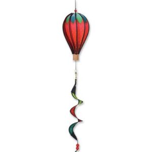 Strawberry Small Hot Air Balloon with Tail Spinner