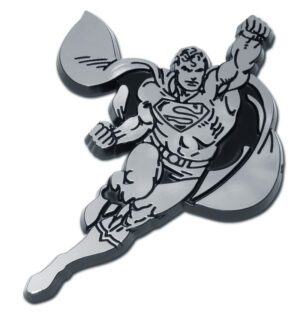 Superman Figurine Chrome Car Emblem