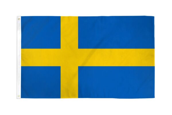 Sweden Superknit Polyester 3x5 Flag