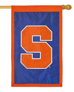 Syracuse University Applique House Flag