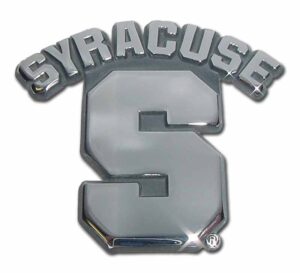 Syracuse University Chrome Car Emblem
