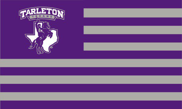 Tarleton State University Stripe Style 3x5 Flag
