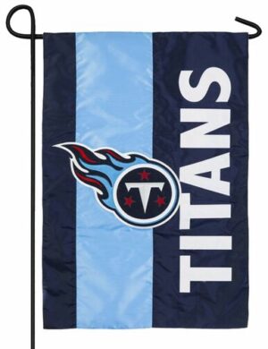 Tennessee Titans Embellished Applique Garden Flag