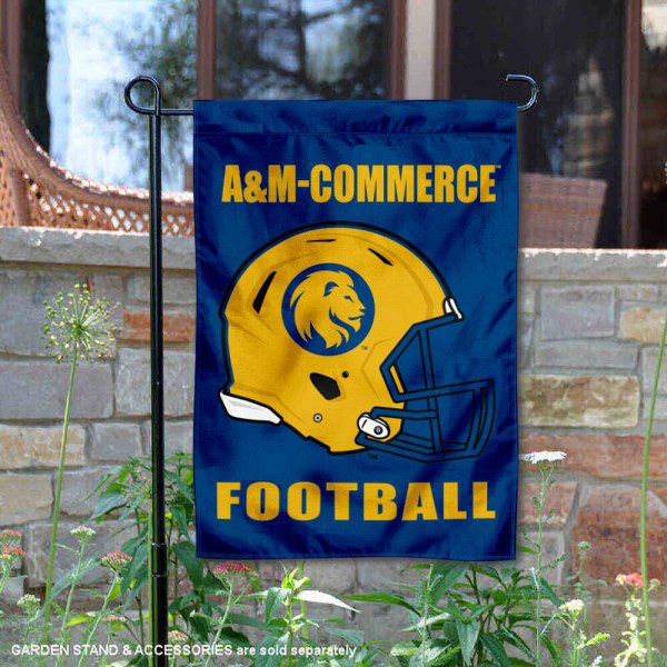 Texas A&M-Commerce Football Double Sided Garden Flag