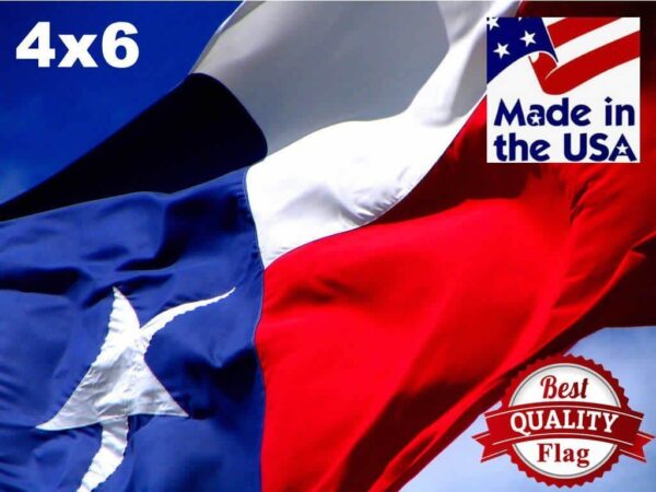 Texas Flag 2-Ply Polyester 4x6