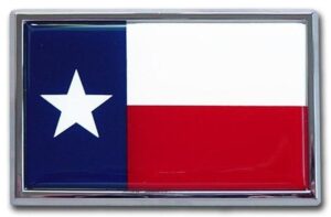Texas Flag Car Emblem Car Size
