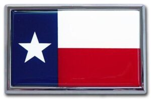 Texas Flag Car Emblem SUV Size