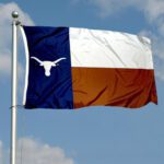 Texas Longhorns State Style 3x5 Flag - Printed Live
