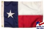 Texas Sewn Nylon 12x18 Boat Flag