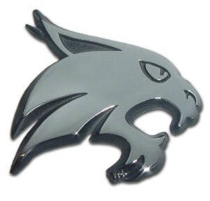 Texas State University Bobcat Chrome Car Emblem