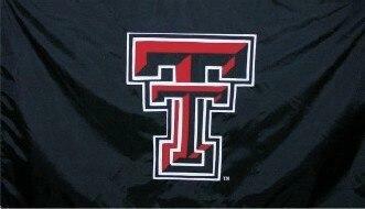 Texas Tech 3x5 Double T Logo Applique Flag