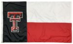Texas Tech State Style 3x5 Applique Flag