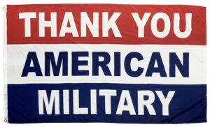 Thank You American Military 3x5 Flag