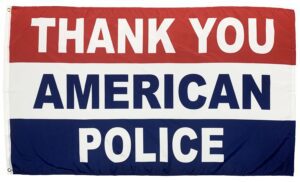 Thank You American Police 3x5 Flag