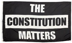 The Constitution Matters 3x5 Flag