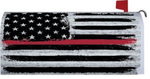 Thin Red Line Mailbox Cover