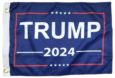 Trump 2024 Double Sided Boat Flag