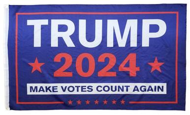 Trump 2024 Make Votes Count Again 3x5 Flag