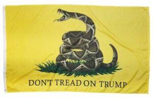 Trump Don't Tread Rattlesnake 3x5 Flag