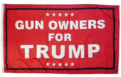 Trump Gun Owners 3x5 Flag