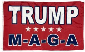 Trump MAGA Red 3x5 Flag