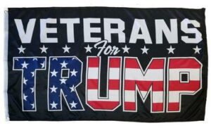 Trump Veterans For 3x5 Flag