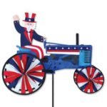 Uncle Sam Large Tractor Wind Spinner