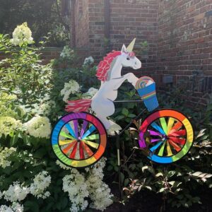 Unicorn Large Bicycle Wind Spinner