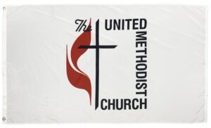 United Methodist Church 3x5 Flag
