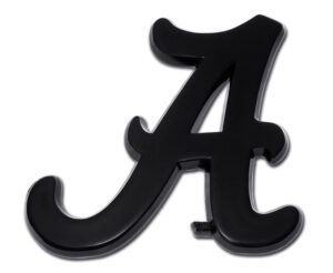 University of Alabama A Black Car Emblem